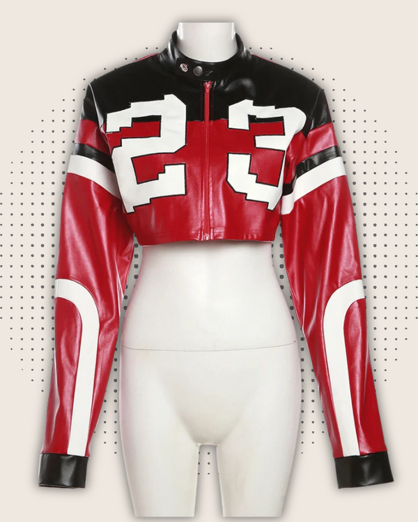 Weird Puss Faux Leather Varsity Jacket Women Hipster Letter Print Autumn Casual Sporty Wild Streetwear Uniform Trend Crop Coat