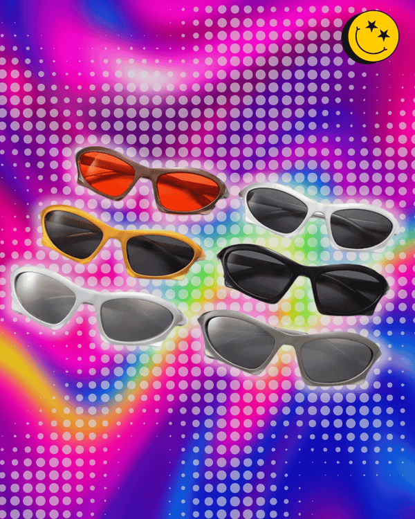 New Y2K Sports Sunglasses Women Trends Punk Sun Glasses Men Retro 2000's Luxury Brand One Piece Special-Shaped Gafas De Sol