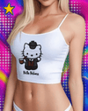 90s Sanrio Hello Kitty Tanks Camis Top Y2k Summer Sleeveless Crop Top Sexy Aesthetic Cute Casual Vintage Tank Top Women Clothes