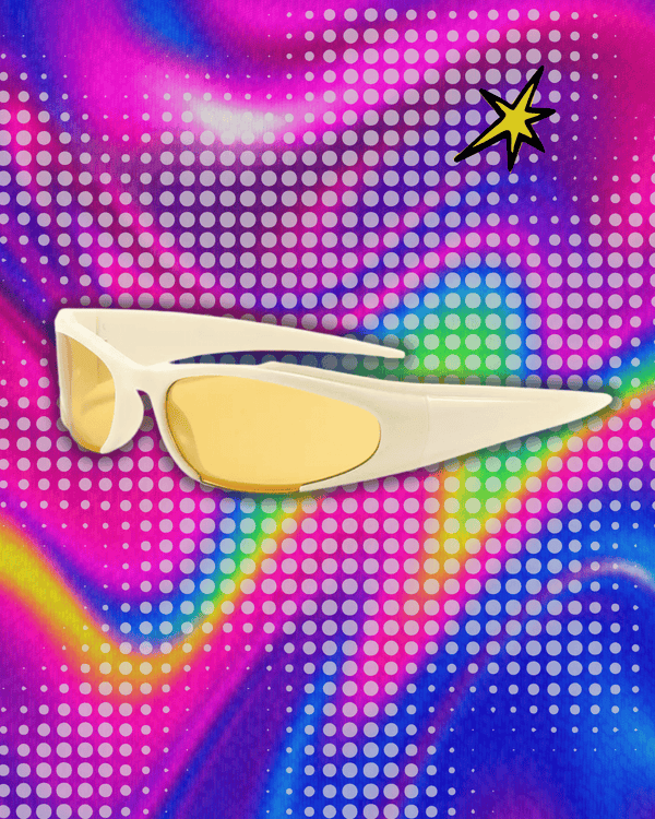 Y2k Sunglasses For Women Vintage Punk Men's Sun Glasses Retro Oval Mirror Lenses Eyewear Outdoor Cycling Goggle UV400