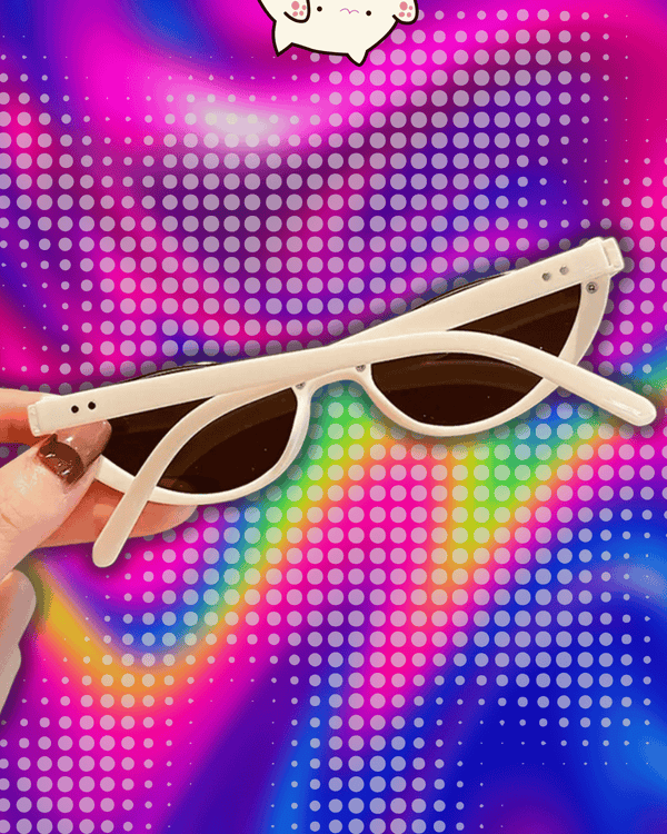 Hot Sale Vintage Cat Eye Sunglasses Half-frame Shades Goggle Sun Glasses Fashion Trendy UV400 Eyewear Accessories for Women