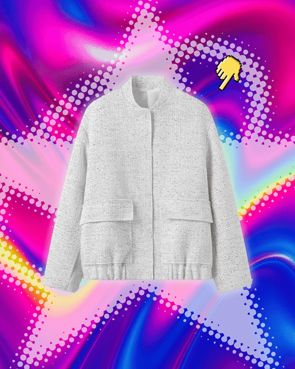 Shiny Short Sequin Coat