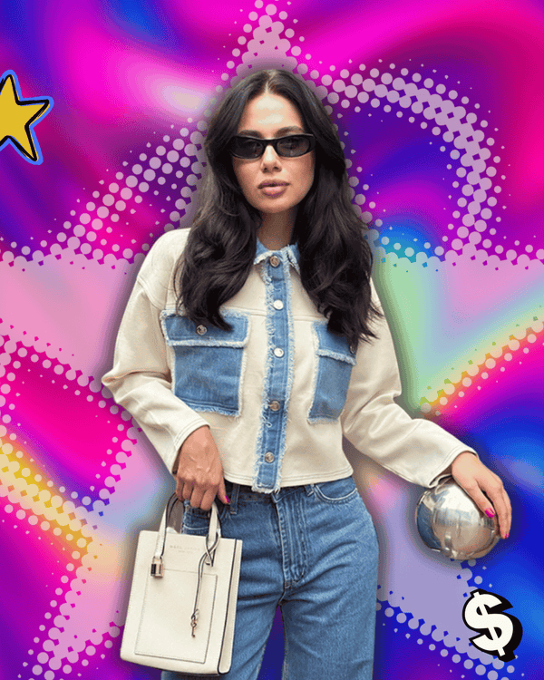 Y2k Women Denim Patchwork Jacket Coat Lapel Long Sleeves Jeans with Packets Spring Casual Lady Denim Coats Designer Outwear Top