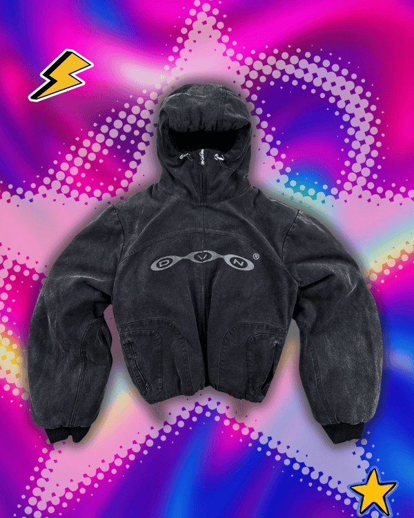 Divin Vintage Washed Jacket Y2K Zipper Hoodie Mens Rock Hip Hop Retro Embroidery Oversized Hoodie Sweatshirt Zipper Jacket Coats