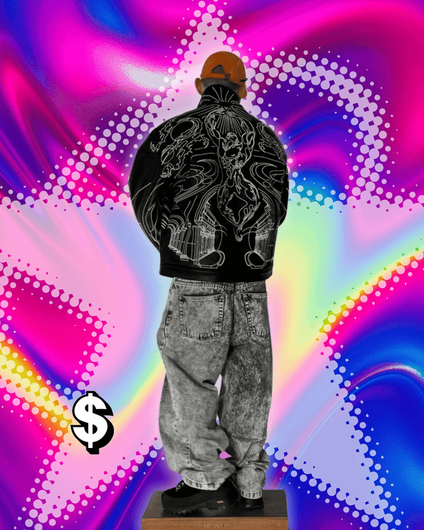 Retro Black Leather Jacket Oversized Loose Thickened Y2k Zipper Jacket Hip Hop Goth Rock Men and Women Coats Jackets Streetwear