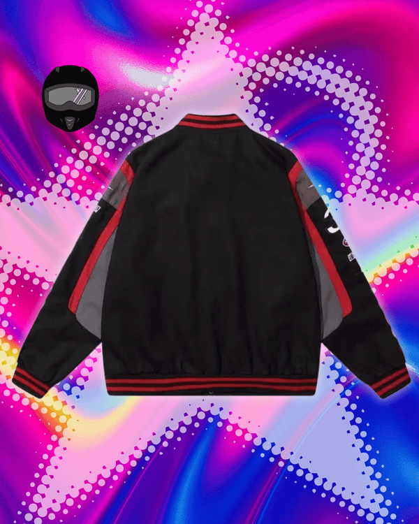 Embroidery M Letter Harajuku Baseball Jacket Coats Men Women Hip Hop Printed Couples Harajuku Patch Varsity Y2K Bomber Jackets