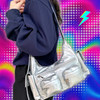 Large Capacity Sling Bags Women's Multi-Pocket Satchel Leather Retro Commuting Shoulder Bag Ladies Solid Versatile Crossbody Bag