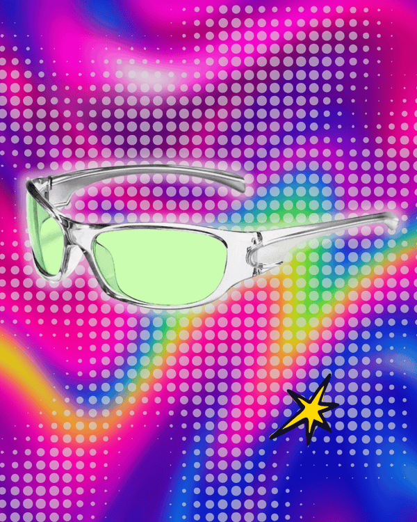 Sunglasses Women New Punk Y2K Goggle Luxury Brand Wrap Square Sun Glasses 2000'S Shades Eyewear UV400 Female Designer Eyeglasses