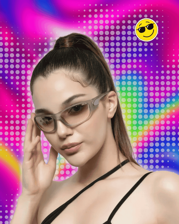 Sunglasses Women New Punk Y2K Goggle Luxury Brand Wrap Square Sun Glasses 2000'S Shades Eyewear UV400 Female Designer Eyeglasses