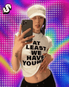 Women T-Shirt Y2k Tops Crop Top Letter 2000s Harajuku Summer Korean Fashion Streetwear Gothic Short Sleeve Aesthetic Clothing