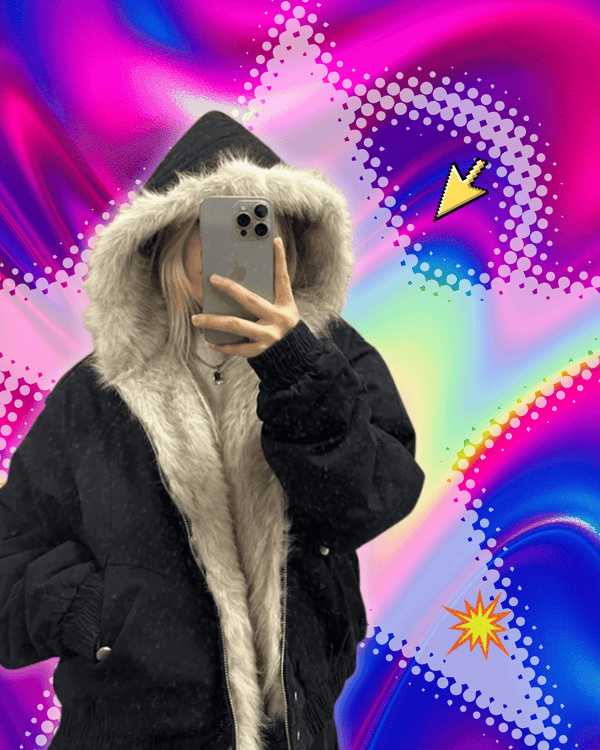 American Retro Fur Collar Hooded Jacket Women Y2K Streetwear Winter New Velvet Thickened Warm Harajuku Loose Casual Jacket