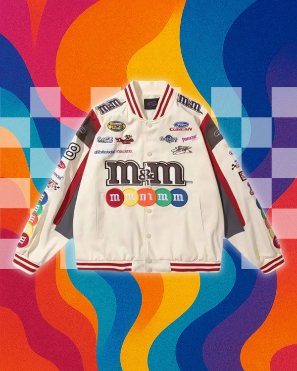 Embroidery M Letter Harajuku Baseball Jacket Coats Men Women Hip Hop Printed Couples Harajuku Patch Varsity Y2K Bomber Jackets