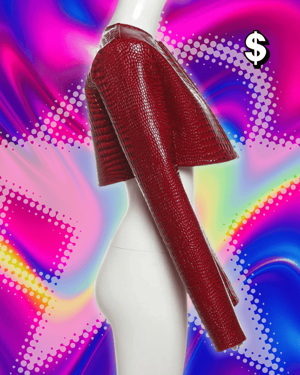 Women O Neck Long Sleeve PU Faux Leather Cropped Jackets Punk Grunge Casual Coats 2024 Spring Fall Harajuku Y2K Clothes