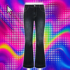Rockmore Vintage Flare Jeans Women Low Rise Fashion Washed Jean Pants Y2K Aesthetic High Street Denim Trousers Korean Casual New