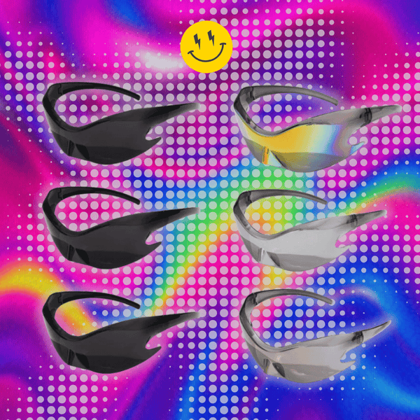 Luxury Brand Sports Punk Y2K Sunglasses Women Men Unique Goggle One Piece Sun Glasses For Male Cycling Hip Hop Shades UV400