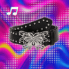 Y2K Butterfly Buckle Belt