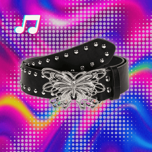 Y2K Butterfly Buckle Belt