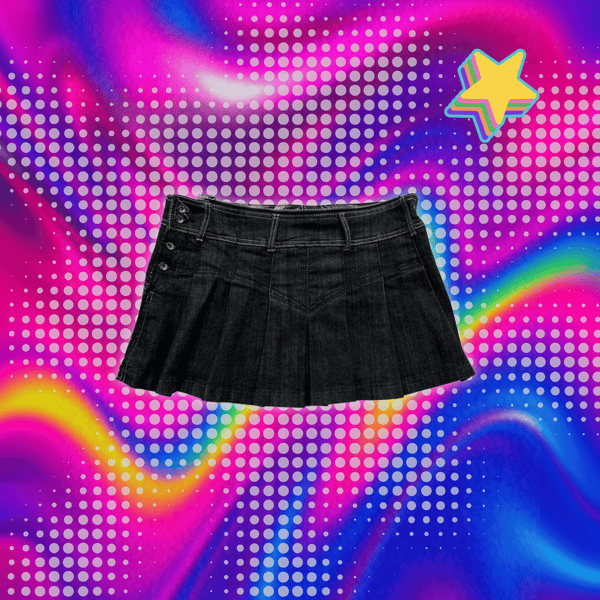 Y2k Skirt Sets Black Suspender Hollow Out Two Piece Sets Women Outfits Fashion Sexy A Line Pleated Skirt Harajuku Streetwear