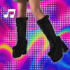 Y2K Fur Knee Boots