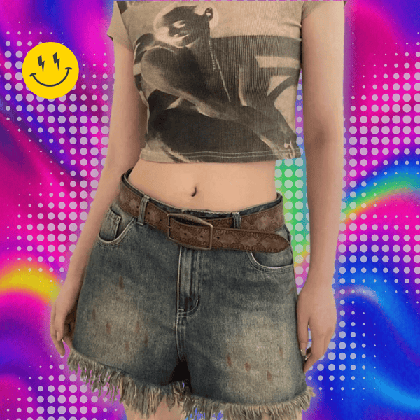 Y2K Retro Designer Belt