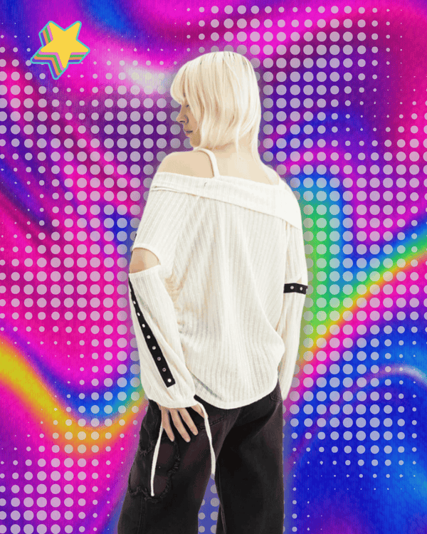 Women Print Pullover Knitted Sweater Harajuku Korean Y2k Long Sleeves Oversize Sweaters Jumper Vintage 2000s Clothes 2024 Autumn