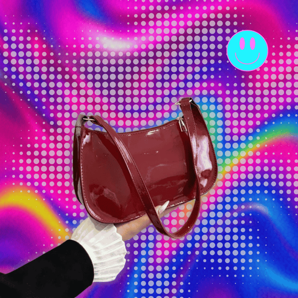 Retro Solid Color PU Leather Shoulder Underarm Bag Women's Fashion Handbags Casual Purses and Handbag Ladies Hand Bags