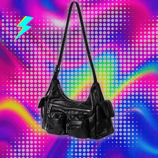 Large Capacity Sling Bags Women's Multi-Pocket Satchel Leather Retro Commuting Shoulder Bag Ladies Solid Versatile Crossbody Bag