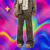 Y2k Jeans New Harajuku Hip Hop Camouflage Retro Oversize Denim Pants Fashion Men Clothing Straight Leg Wide Leg Jeans Streetwear
