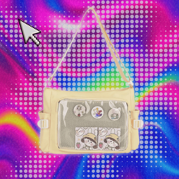 College Style Crossbody Bag with Large Capacity for Class Book Carrying Mailman Bag for Girls Casual Shoulder Crossbody Bag