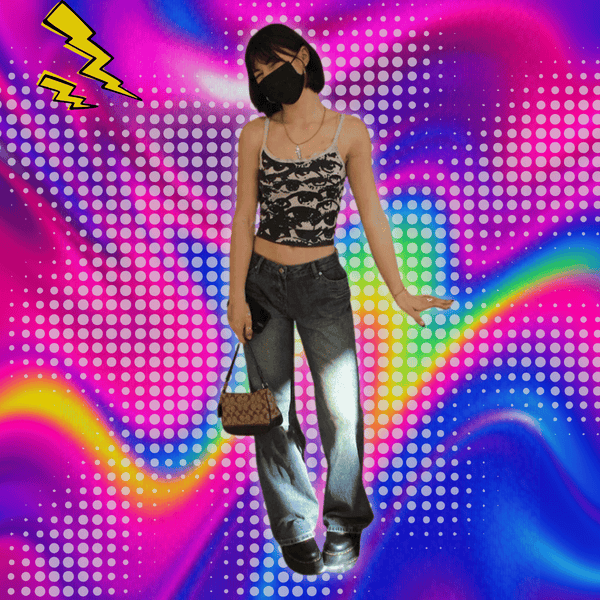 Gothic Portrait Print T-shirt Aesthetic Y2K Crop Tops Short Sleevle Vest Tees Harajuku Streetwear White Suspenders Women Clothes