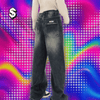Y2K High Waist Loose Jeans