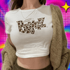 Bratz hippiecyber y2k fairy grungecrop top Female gothic90s vintage trashy clothing