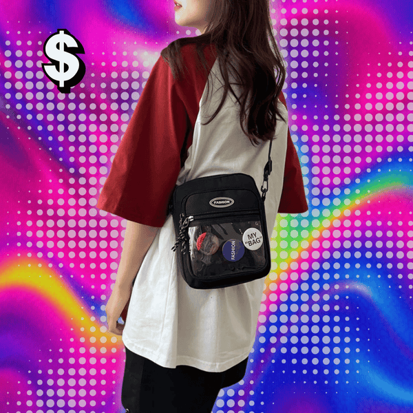 Casual Messenger Sling Bags For Men Women Handbags Y2K Girls Purse Mobile Phone Bag Small Crossbody Pouch Y2k Nylon Shoulder Bag