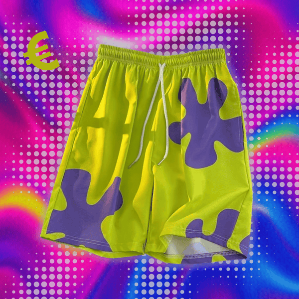 Beach Style Shorts for Women Fashion Summer Streetwear BF Y2k Pants Cartoon Print Casual Short Mujer Pantalones Cortos De Mujer