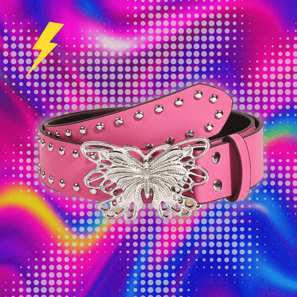 Y2K Butterfly Buckle Belt