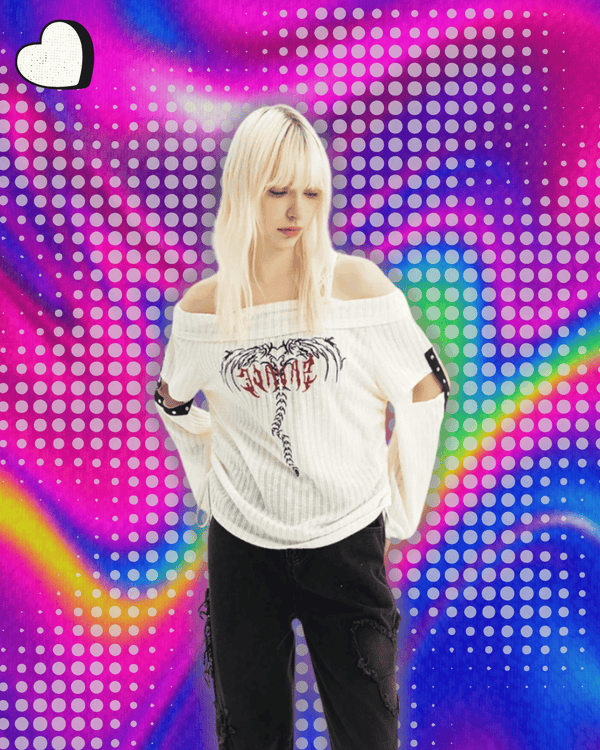 Women Print Pullover Knitted Sweater Harajuku Korean Y2k Long Sleeves Oversize Sweaters Jumper Vintage 2000s Clothes 2024 Autumn