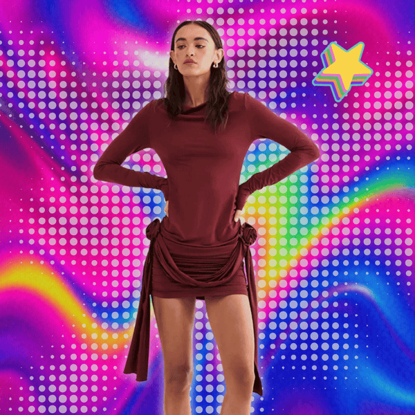 Pleated Long Sleeve Mini Dress Floral Designer Holiday Slim Patchwork Fashion Elegant Solid Dress For Women Y2k Dress 2023