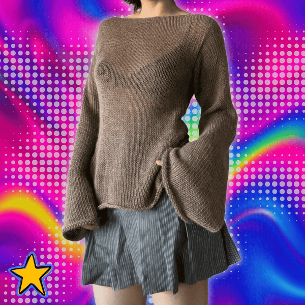 Fashion Women's T-shirt Tie Back Sweaters Long Sleeve Boat Neck Solid Color Knit Pullover Casual Tops Streetwear Y2k Summer Cami