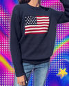 Streetwear Y2k Retro Sweater Star Print Long Sleeve Crew Neck Knit Pullover Jumper Top 2000s Vintage Sweater Winter Fall