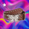 Y2K Butterfly Buckle Belt