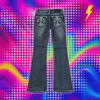 Y2K Diamond Embroidery Jeans