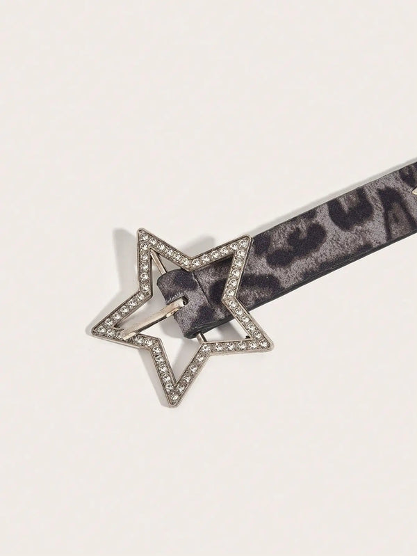 Y2K Star Studded Belt