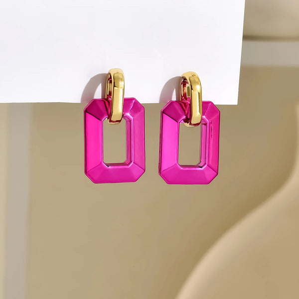 Y2K Geometric Stud Earrings