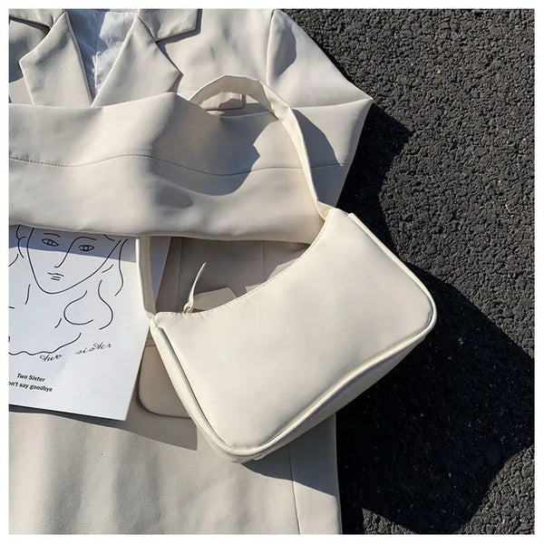 Y2K Bow Baguette Bag