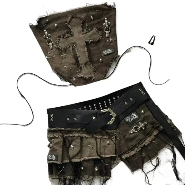 Y2K Hot Chick Shorts Sets