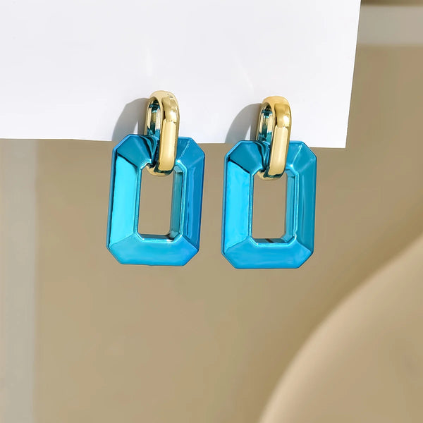 Y2K Geometric Stud Earrings