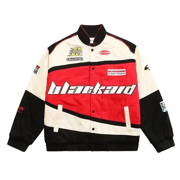 Y2K Embroidered Bomber Jacket