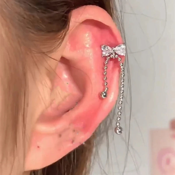 Y2K Love Star Ear Cuff