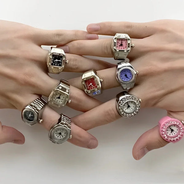Y2K Quartz Watch Rings