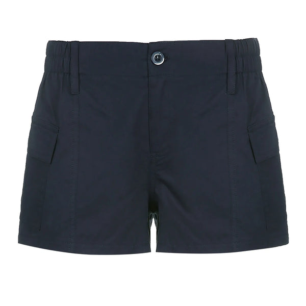 Y2K Solid Coloured Shorts
